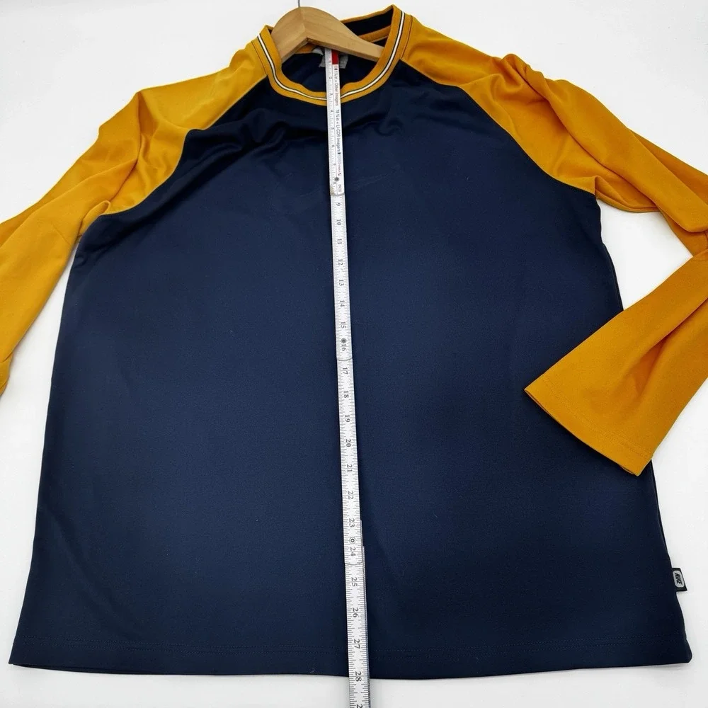 Nike Dri Fit Mens XL‎ Athletics Long Sleeve Crew Neck Vintage Color Block Y2K
